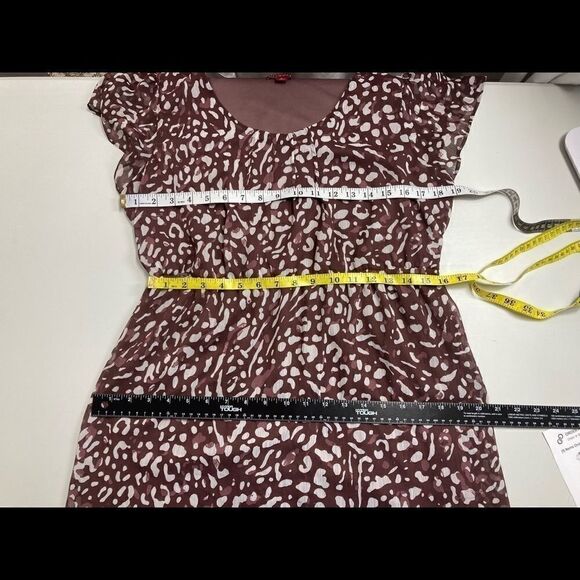 MERONA,Dress, Brownish/Purple, Size L,Cap Sleeves - Picture 3 of 10